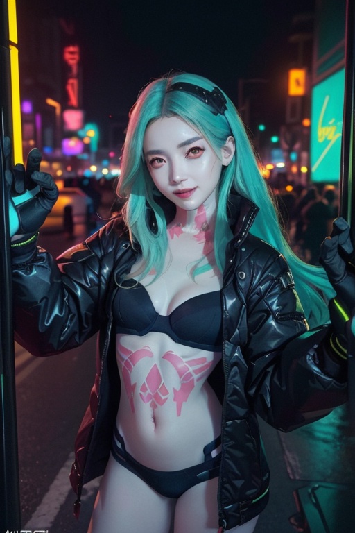 Cyberpunk Rebecca Tensor Art