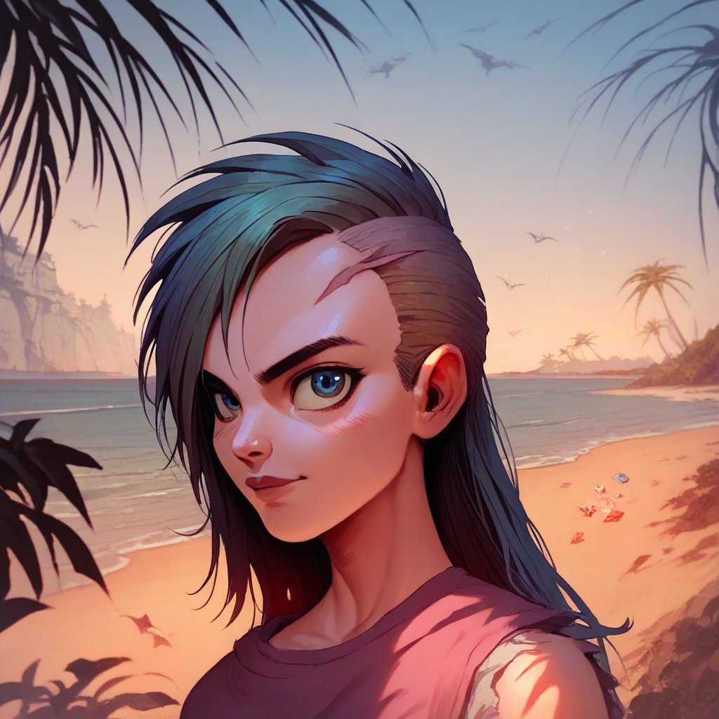 (score_9, score_8_up, score_7_up:1.3),(xkimerax:1.0),in beach, masteriece, random place,Full color,amazing lighting, highly quality, highres,  detailed background