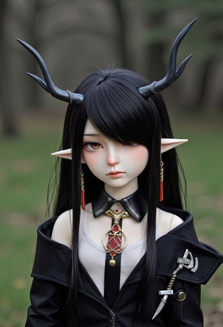 Exquisite dolls style, a beautiful girl, dusk \(arknights\)