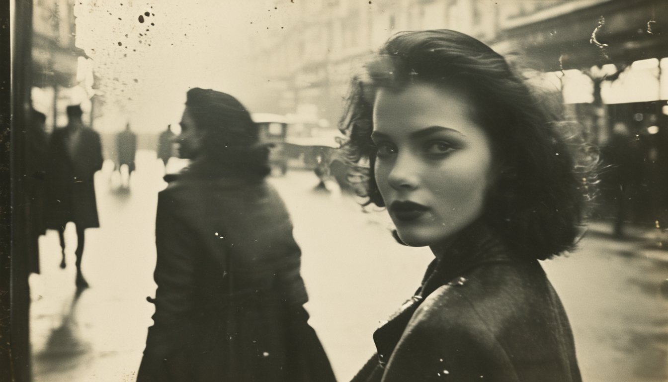 35mm vintage street photo of a woman in a street    <lora:Vintage_Street_Photo:1.0> 