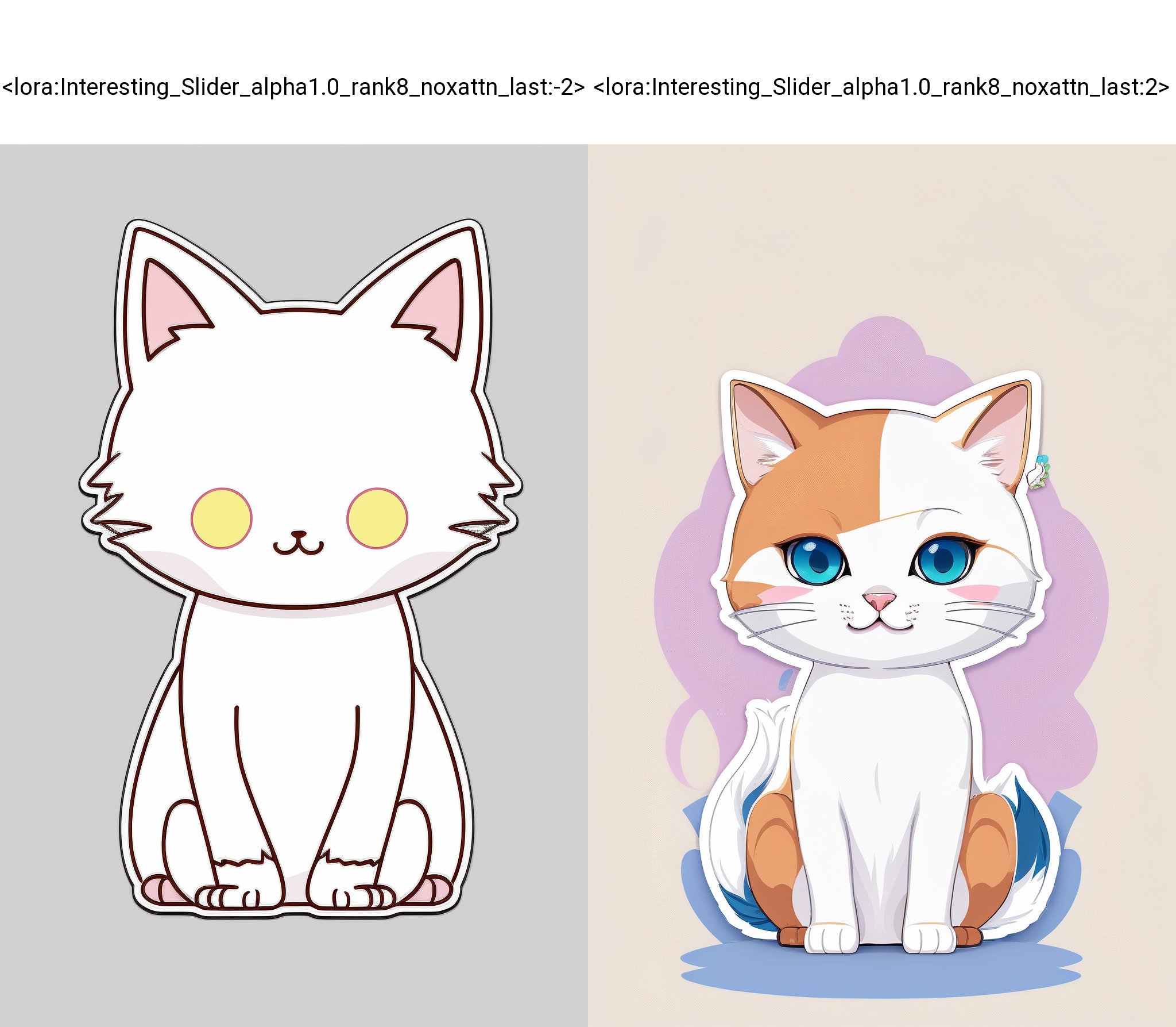 1boy, white cat, white furry, anthro, handsome,  best quality, masterpiece, flat color,, Sticker, Cute sticker, Kawaii sticker, die-cut, plain background, illustration minimalism, vector, pastel colors,<<lora:Interesting_Slider_alpha1.0_rank8_noxattn_last:-2>