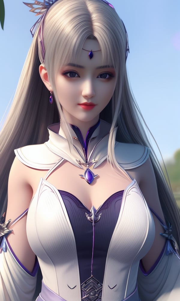 (,1girl, ,best quality, ),looking at viewer, <lora:427-DA-斗破苍穹-小医仙-天毒女-白衣:0.8> ,,,ultra detailed background,ultra detailed background,ultra realistic 8k cg, ,masterpiece, (( , )),   (magic, magic circle, ),  (cleavage), (),