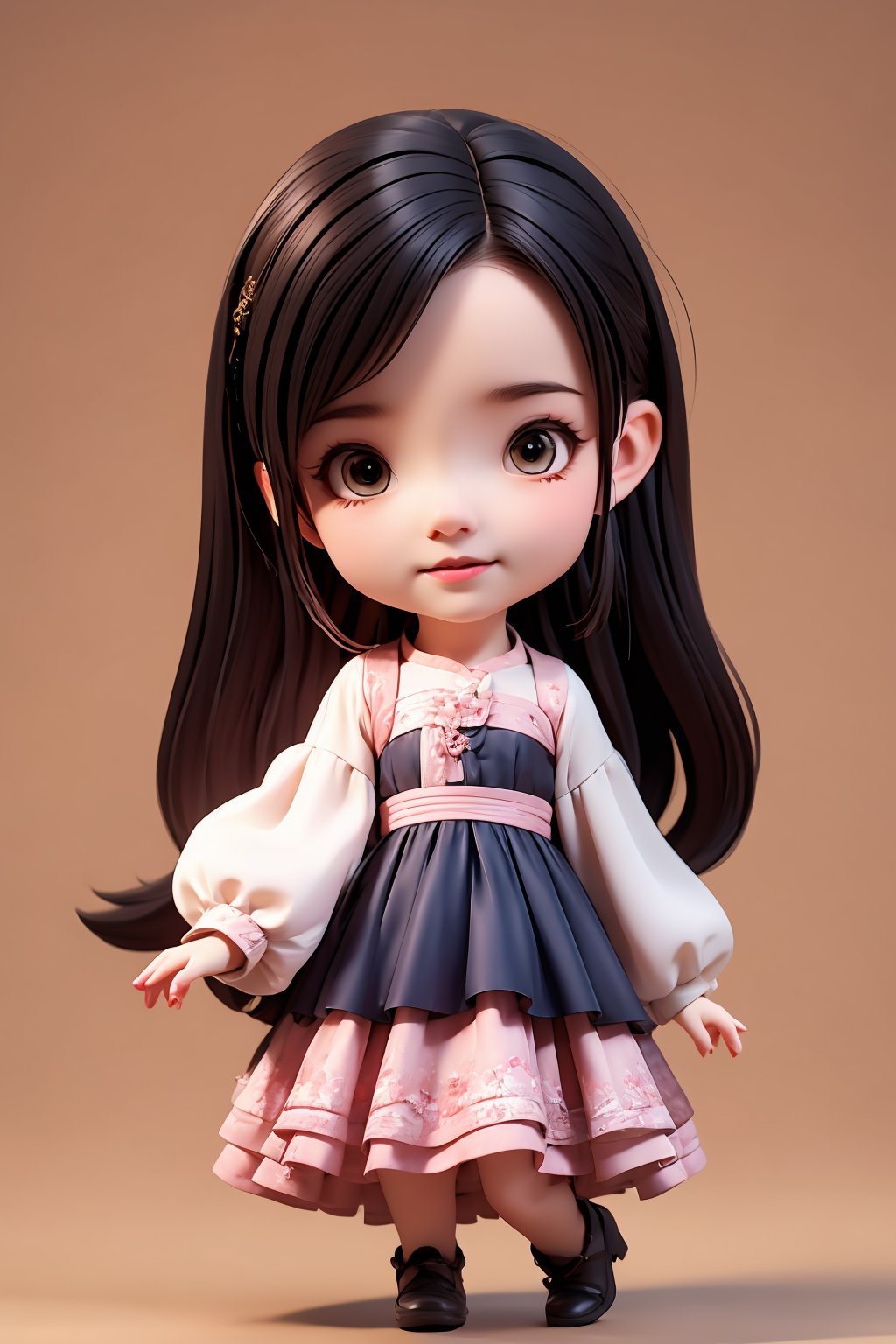 1girl,chibi,dress