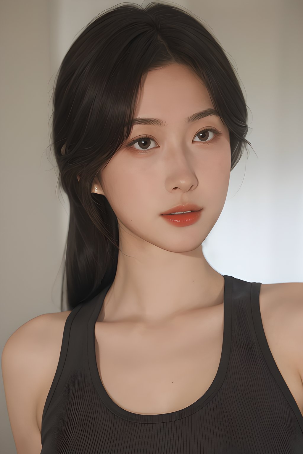 <lora:0829_06:0.7>,tank_top,, 1girl,realistic,masterpiece, best quality, photorealistic, HDR,detail