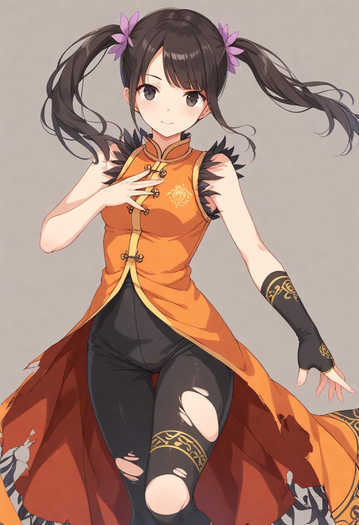 <lora:ling_xiaoyu_XL-bf16-pony-v1:1>ling xiaoyu, chinese clothes,torn clothes,, BREAK score_9, score_8_up, score_7_up, BREAK   <lora:HyLper-Accelerate-PAseer:1>,source_anime, best quality, masterpiece, uncensored,(clear eyes:1.2),(4 finger:0.5),zPDXLpg