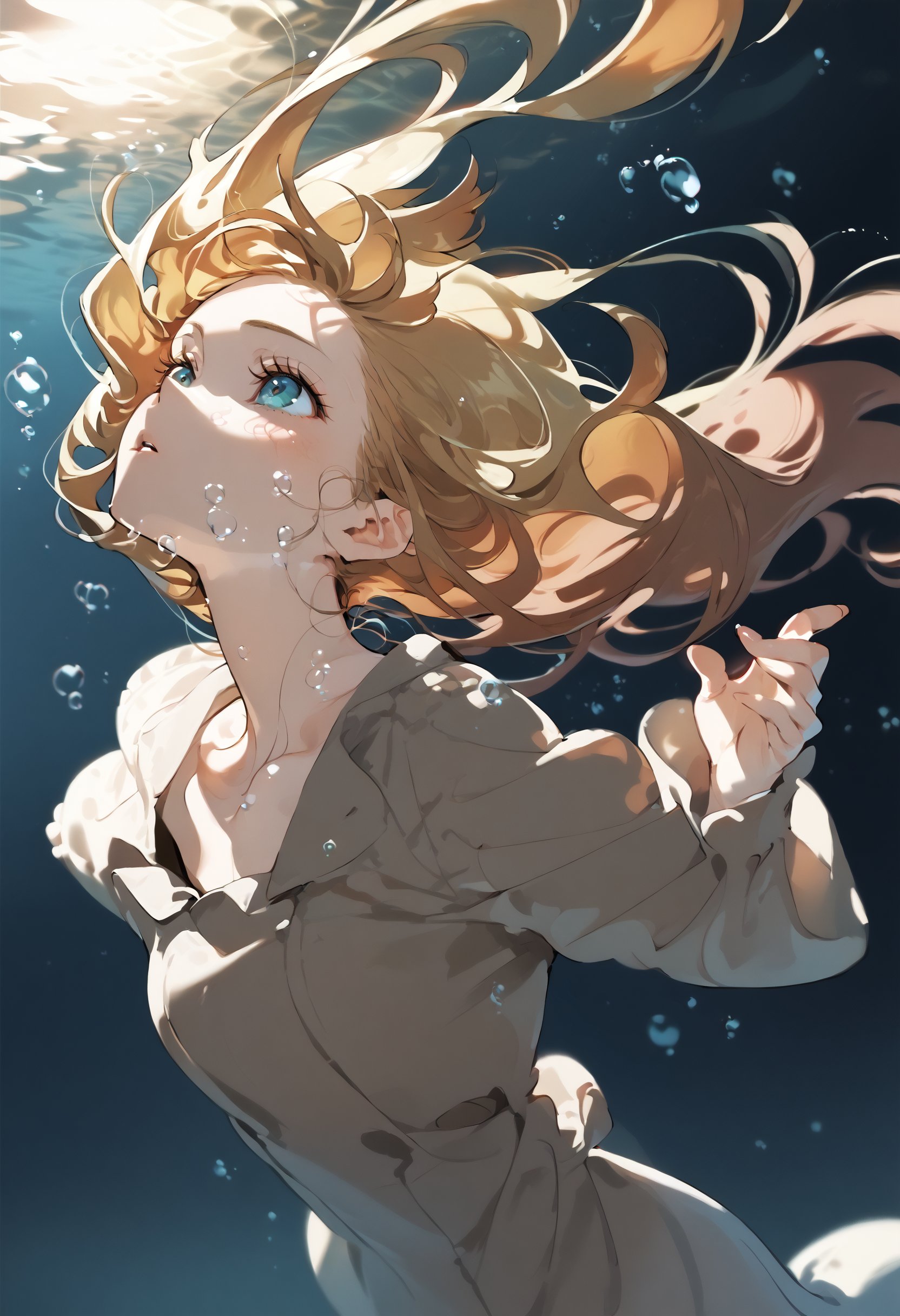 score_9_up score_8_up score_7_up, 1girl, underwater, floating hair, long hair, air bubble, breath, [dark background::0.2]<lora:style_yoneyama_mai_12A:1> <lora:falin_marcille_pony_d16:1>