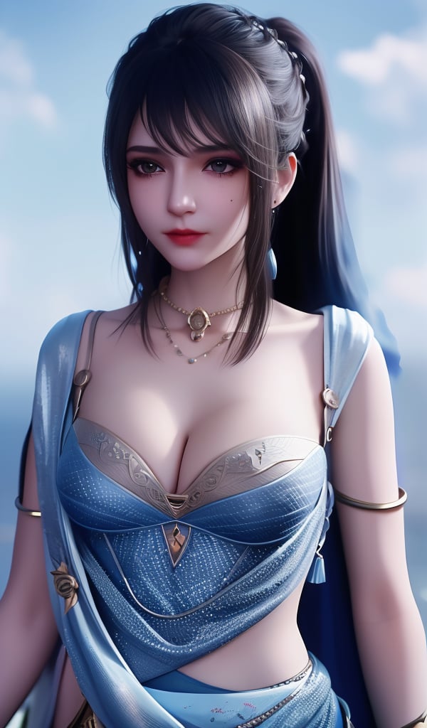 <lora:644-DA-神印王座-圣采儿-TYPE1:0.8>(,1girl, ,best quality, ),looking at viewer,masterpiece, (( , )),, realistic,science fiction,mole, ultra realistic 8k cg, sun ,  rose,(cleavage), (),