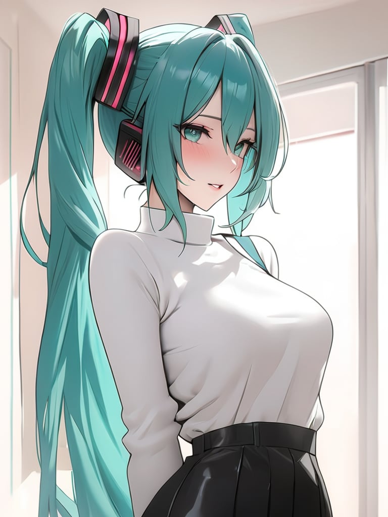 <lora:xl_Korean style(kohaku_delta)-000004:1>,Korean style,1girl,hatsune miku,, masterpiece, best quality,