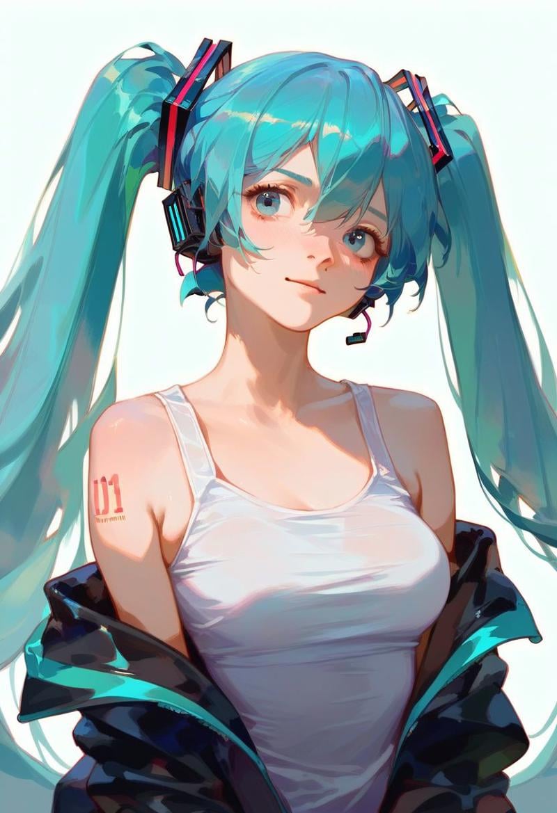 score_9, score_8_up,score_7_up, 1girl, solo, Miku Hatsune,