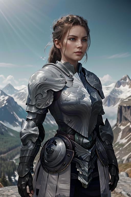 <lora:HXarmour_066:0.8>,mountain,pointe pose,, hxarmour,1girl,(white armour:1.3),, ultra-detailed,extremely delicate and beautiful,(by exquisite colors block),masterpiece,best quality,unreal engine 5 rendering,movie light,movie lens,movie special effects,detailed details,HDR,UHD,8K,CG wallpaper,