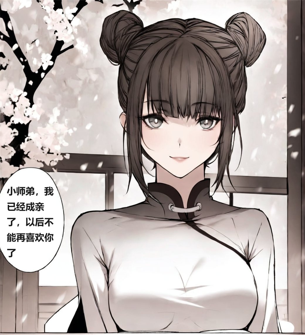 solo,highly detailed,(best quality),((masterpiece)),1girl,looking_at_viewer,<lora:yuXL:1>,yu,bangs,chinese clothes,brown hair,smile,hair in takes,hair bun,short hair,half updo,side bun,