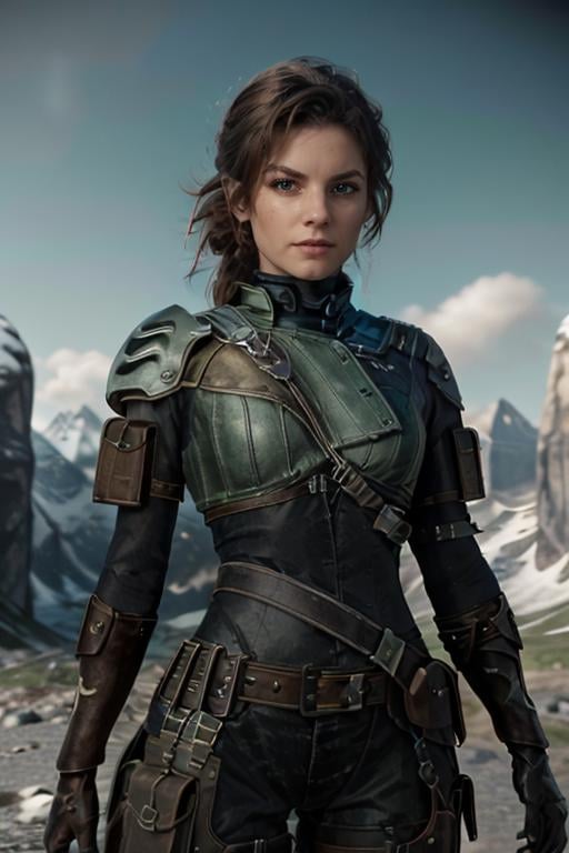 <lora:HXarmour_062:0.8>,mountain,Standing,hxarmour,1girl,(light green armour:1.3),ultra-detailed,extremely delicate and beautiful,(by exquisite colors block),masterpiece,best quality,unreal engine 5 rendering,movie light,movie lens,movie special effects,detailed details,HDR,UHD,8K,CG wallpaper,