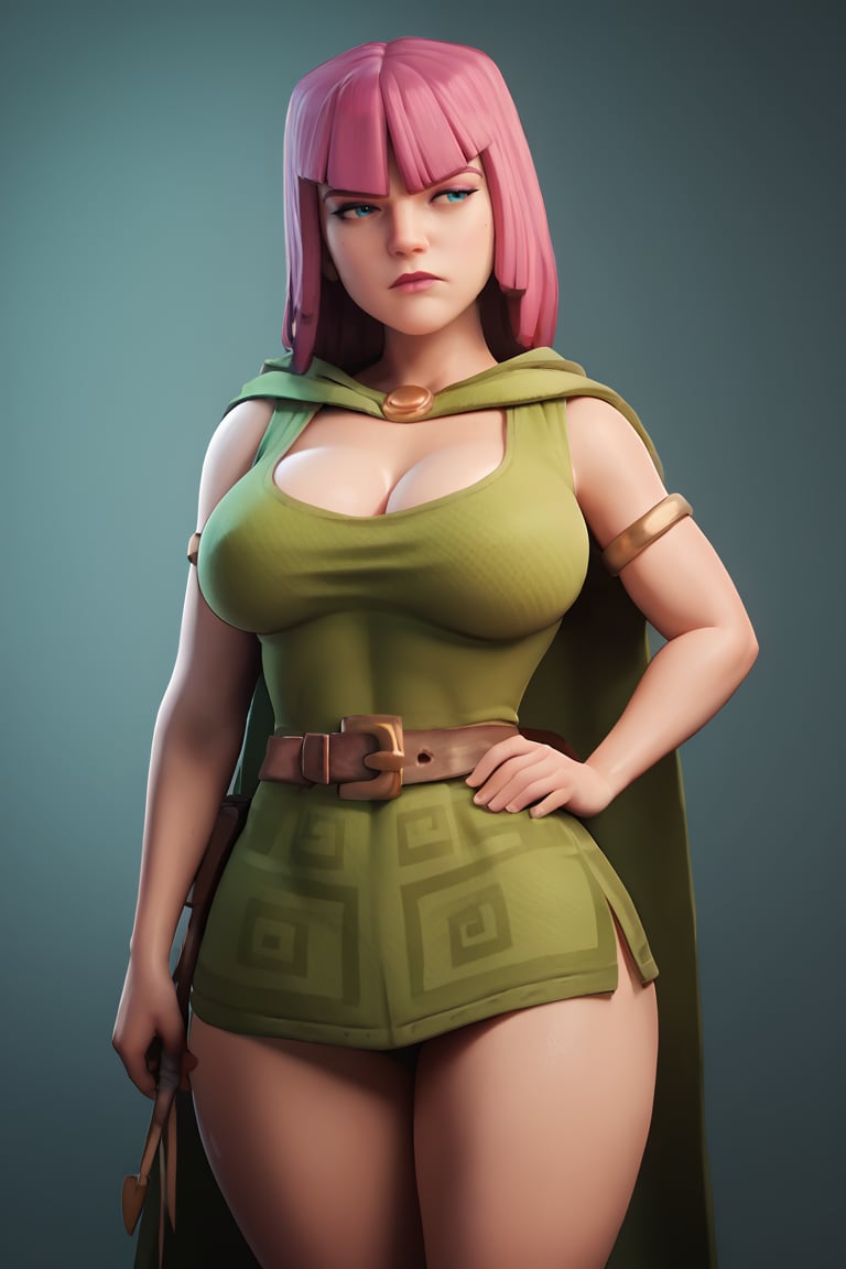 score_9_up, score_8_up, score_7_up, 1girl, archer_coc, large breasts, serious face, hand on hip, wide hips, portrait<lora:EMS-465839-EMS:1.000000>