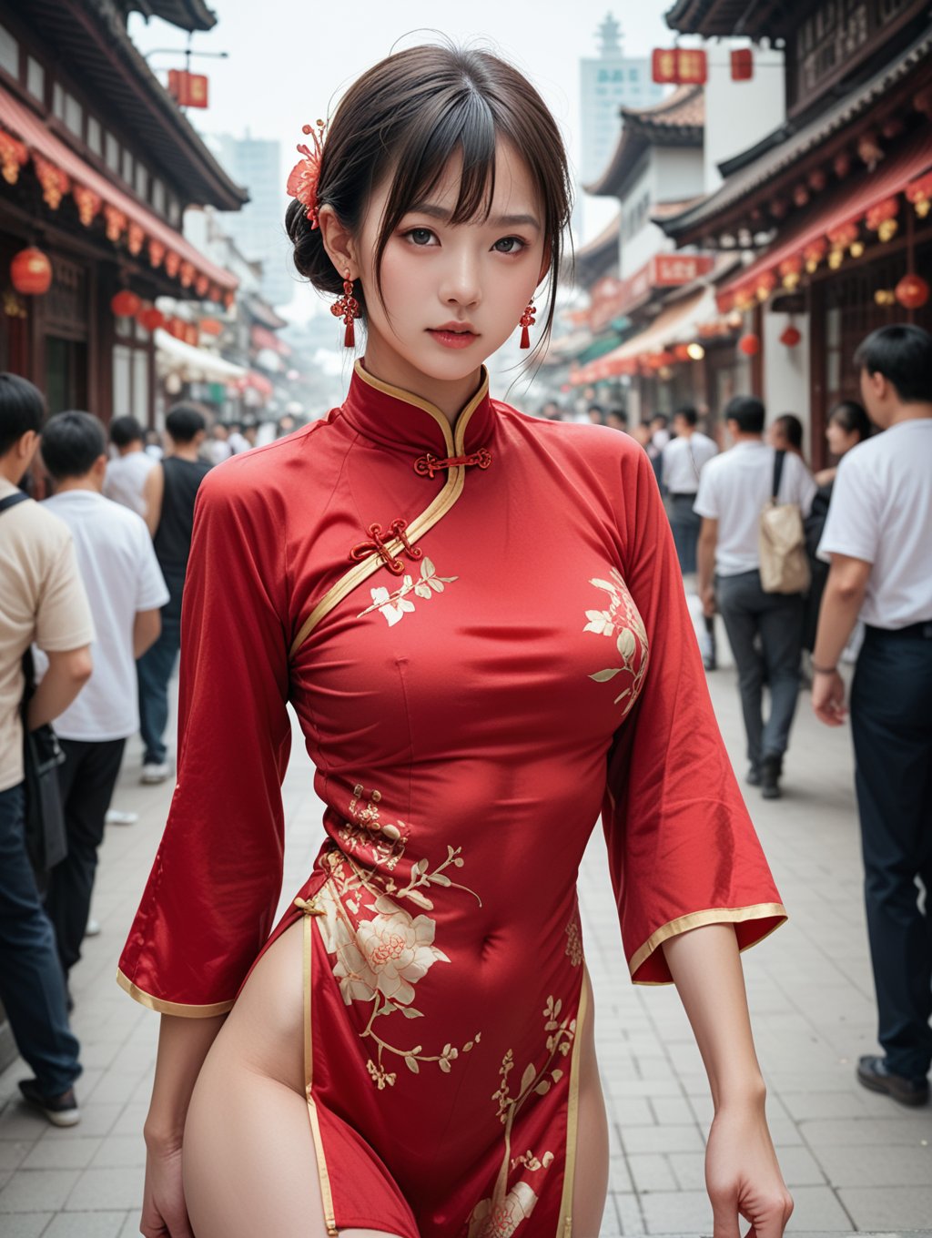 score_9, score_8_up, score_7_up,public indecency, cowboy shot, 1girl, chinese clothes, 