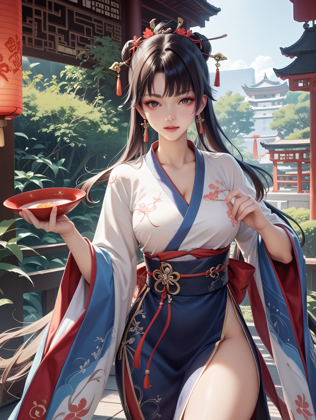 score_9, score_8_up, score_7_up, china style,1girl, hanfu, 