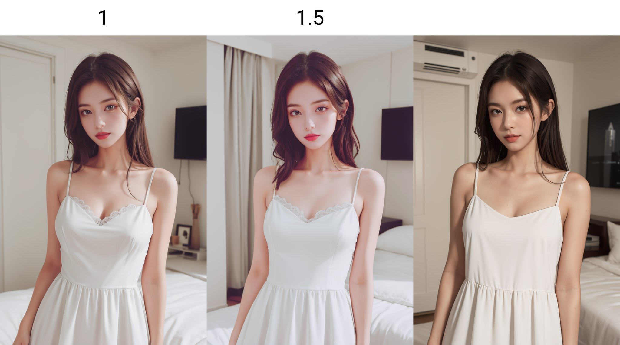 1girl,upper body,white dress,bedroom,<lora:麻袋滤镜_花与爱丽丝:1>,, masterpiece,best quality,ultra-detailed,