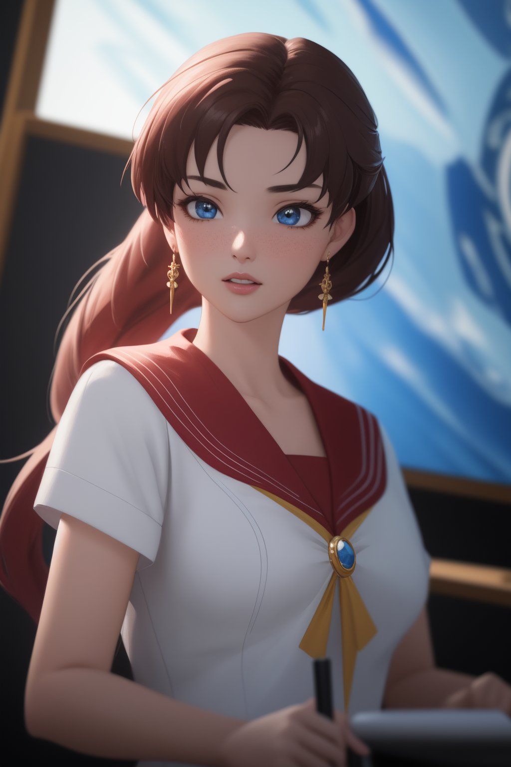 1girl, usagi bishoujo senshi sailor moon,, (Extremely Detailed Oil Painting:1.2), glow effects, godrays, Hand drawn, render, 8k, octane render, cinema 4d, blender, dark, atmospheric 4k ultra detailed, cinematic sensual, Sharp focus, humorous illustration, big depth of field, Masterpiece, colors, 3d octane render, 4k, concept art, trending on artstation, hyperrealistic, Vivid colors, extremely detailed CG unity 8k wallpaper, trending on ArtStation, trending on CGSociety, Intricate, High Detail, dramatic, detailed skin texture, (blush:0.5), (goosebumps:0.5), subsurface scattering