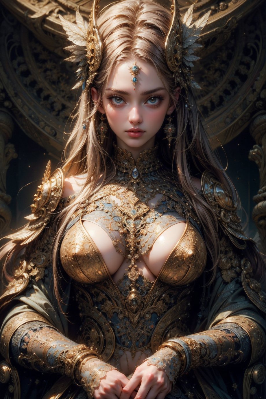 (masterpiece, top quality, best quality, official art, beautiful and aesthetic:1.2), (1girl), extreme detailed,(fractal art:1.3),colorful,highest detailed,