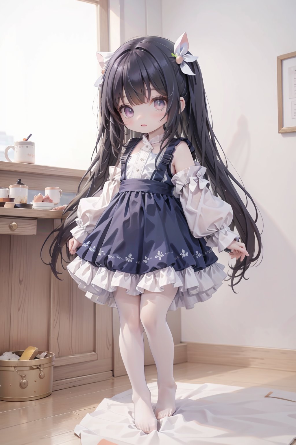 (loli:1.3),(very_long_hair,:1.3),an anime girls standing behind the ground, in the style of light silver and crimson, technological art, applecore, loose and fluid, rtx on, blink-and-you-miss-it detail, sharp/prickly ,wearing an outfit with dark outfit,  light red and white, chaotic academia, steel/iron frame construction, loose and fluid, candid, ，