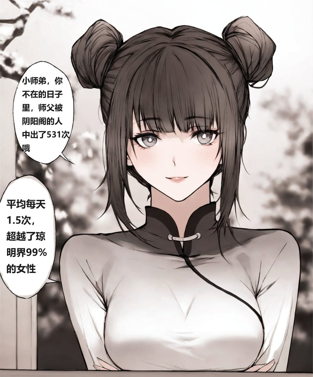 solo,highly detailed,(best quality),((masterpiece)),1girl,looking_at_viewer,<lora:yuXL:1>,yu,hair bun,double bun,bangs,chinese clothes,brown hair,smile,Dialogue Bubble,