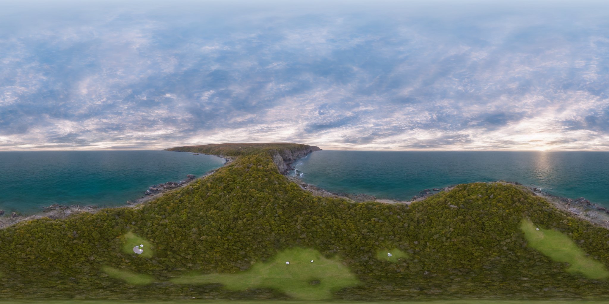 360panorama，<lora:360航拍-V1.1:1>,Aerial panoramic view of coastline,coastal area,conducting a panoramic aerial photography session,capturing a dynamic and immersive view of the coastline,varied coastal features including beaches,cliffs,and rocky outcrops,utilizing High Dynamic Range (HDR) imaging techniques,skilled drone operator and photographer,realistic portrayal with enhanced dynamic range,DJI drone for aerial photography,aerial panoramic photography,natural tones with enhanced color depth,utilizing HDR technology for improved clarity and detail,high-resolution imagery capturing the stunning coastal landscape,