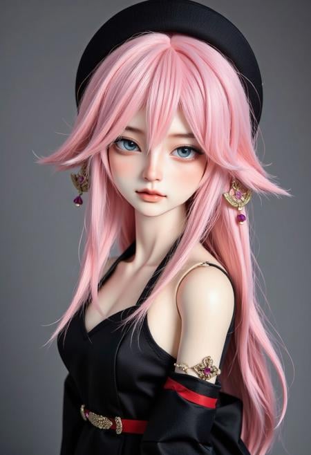 Exquisite dolls style, a beautiful girl, FluxYaeMiko, pink hair