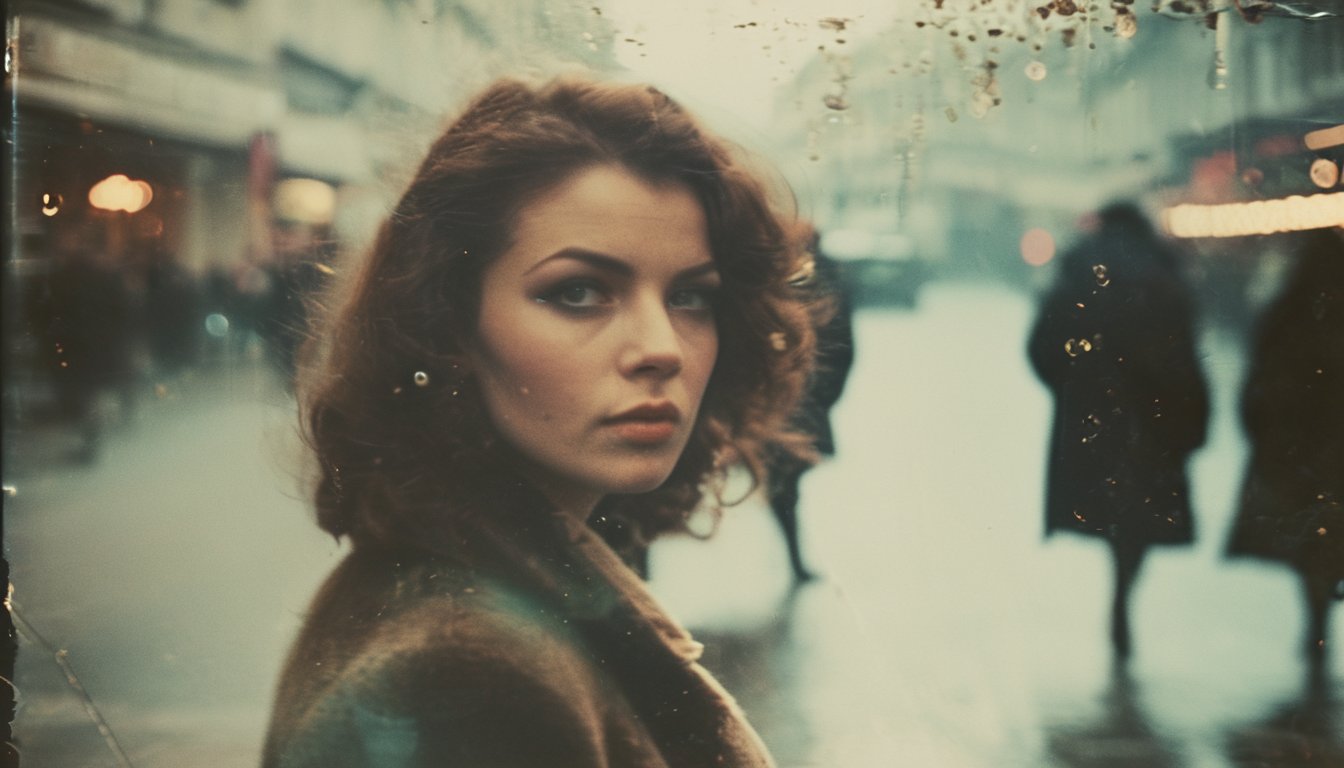 35mm vintage street photo of a woman in a street    <lora:Vintage_Street_Photo:1.0> , ,  bokeh, professional