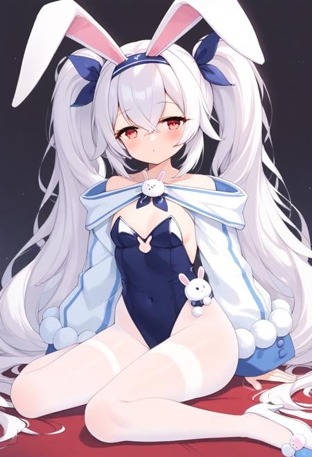 <lora:laffey_XL_pony_bf16_v1:1>1girl, laffey \(azur lane\),playboy bunny,, BREAK score_9, score_8_up, score_7_up, BREAK source_anime, best quality, masterpiece, uncensored,<lora:sdxl_lightning_4step_lora:1>(clear eyes:1.2),zPDXLpg,rating_explicit,(4 finger:0.5),