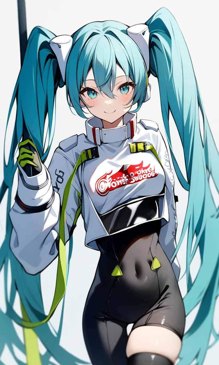 1girl, miku22, masterpiece, absurdres,<lora:RacingMiku2022_XL:1>