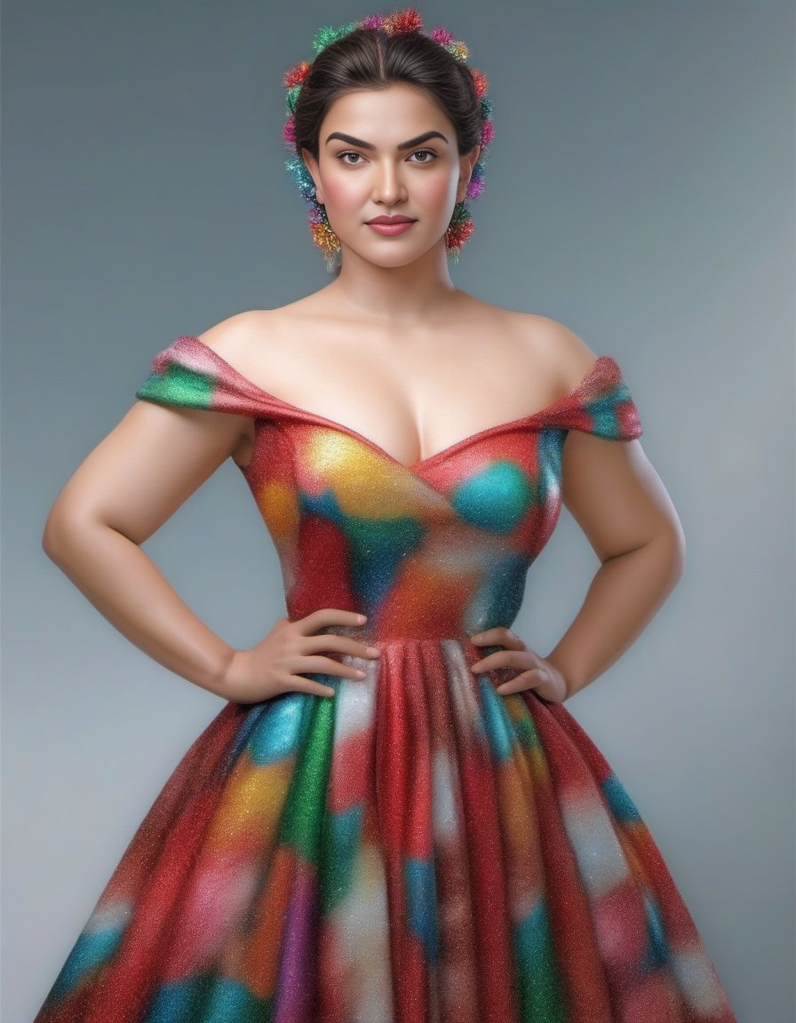 HoneyRose,<lora:HoneyRoseSDXL:1>(masterpiece:1.1), (ultra hi res:1.2), (full body) picture of a woman, full of color christmas dress, high quality, highly detailed, (Sharpdetail:1.3), (PhotoGrain:1.5), photorealism, hyperrealism, realistic, real, natural color, cold tone <lora:SDXL1.0_Essenz-series-by-AI_Characters_Style_HighQualityHeavilyPostProcessedPhotography-v1.1-'Hal':1> <lora:add-detail-xl:1>