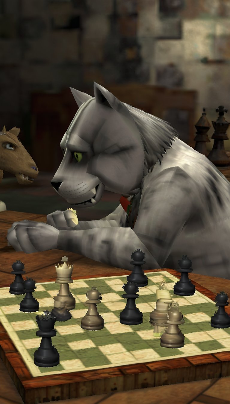 CAT PLAYING A CHESS <lora:N64-artstyle-XL-v3:1> n64, artstyle