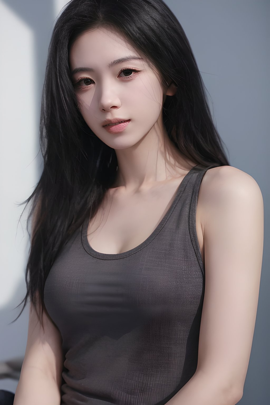 <lora:0830_05:0.7>,pink tank_top,, 1girl,realistic,masterpiece, best quality, photorealistic, HDR,detail