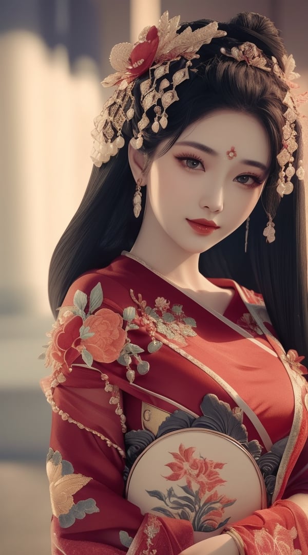 (,1girl, ,best quality, ),looking at viewer, <lora:391-DA-国风-抹胸汉服:0.8> ,ultra detailed background,ultra detailed background,ultra realistic 8k cg,, ,masterpiece, (( , )),, ,tamari \(flawless\),, spirit blossom \(league of legends\),   ,   (()), (), ,,