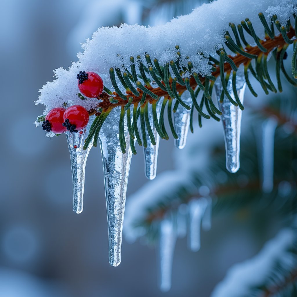 arafed branch of a pine tree with a icicle hanging from it,icicle,ice needles,icicles,water droplets frozen in time,blue liquid and snow,entrapped in ice,frozen tear,jungian symbols of winter,glinting particles of ice,winter photograph,a sorceress casting a ice ball,glittering ice,with red berries and icicles,frozen in time,snow and ice,female **** of ice,ice,**** of ice,ice - carving,ice sculpture,sharpened depth of field,frostbite,everything is **** out of ice,ice dust,in an ice storm,viscous liquid,ice shards,ice spell,cold color palate,wintry rumpelstiltskin,frozen,ice magic,