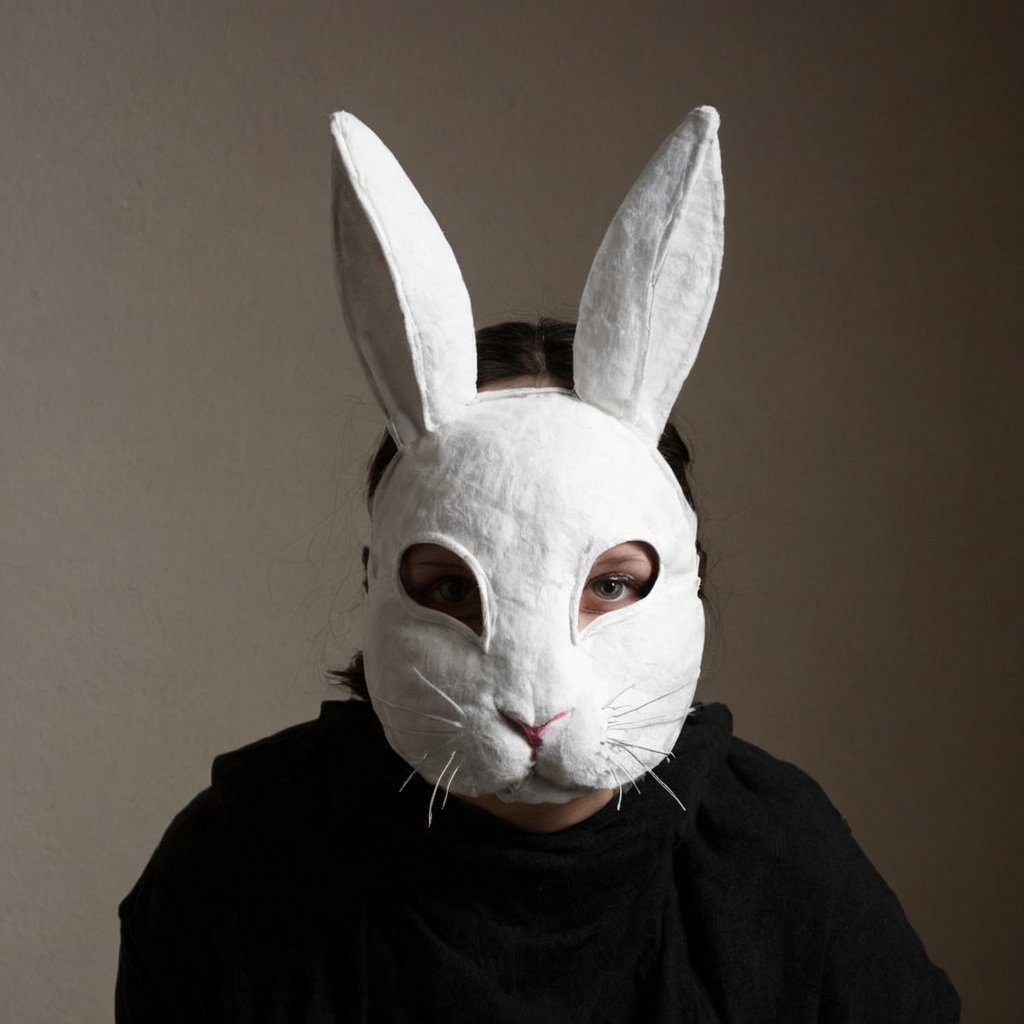 <lora:SDXL_Mask_Sa_May:1> mask,  a person in a bunny mask