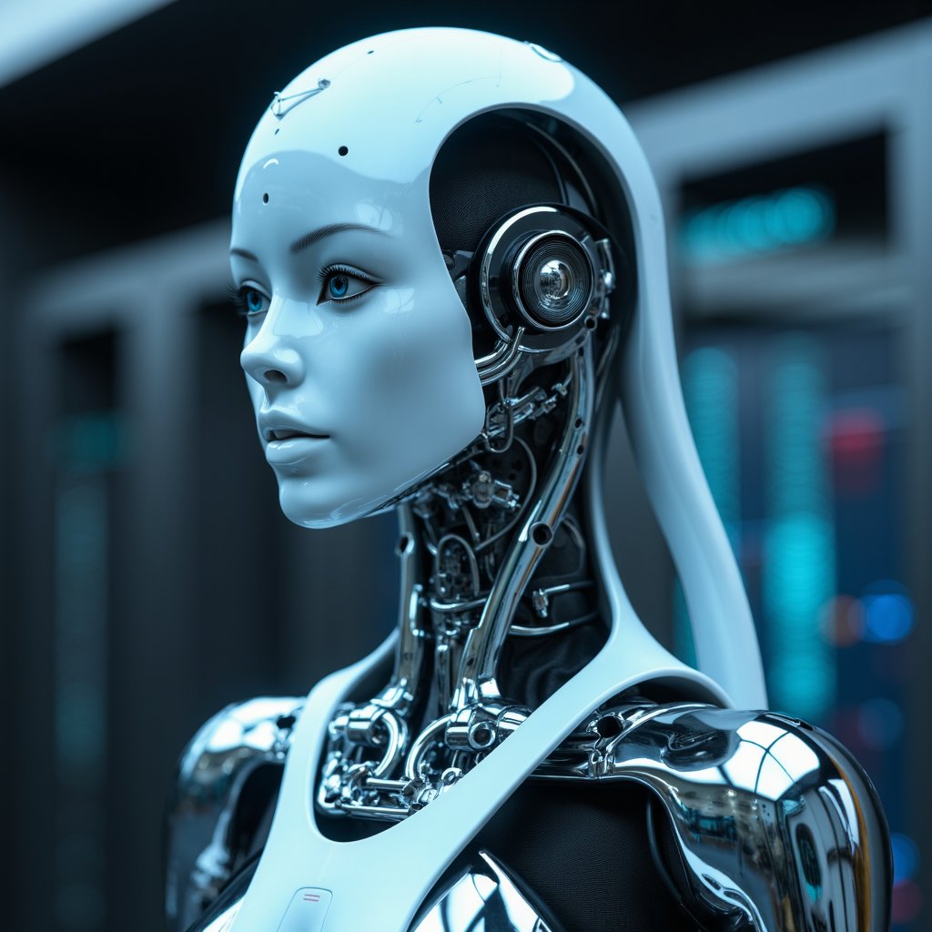 there is a silver robot statue with a blue light on it,female cyborg in data center,gynoid body,cgsociety 9,ultra detailed female android,female robot,gynoid cyborg body,retrofuturistic female android,deux ex machina,sci-fi android female,beautiful alluring female cyborg,cgsociety - w 1 0 2 4 - n 8 - i,sci-fi female,perfect cyborg female,beutiful white girl cyborg,portrait of a female android,cgsociety - n 5,biblical female android,female android,dominatrix robot,8 k highly detailed ❤🔥 🔥 💀 🤖 🚀,cyberpunk art ultrarealistic 8k,from a 2 0 1 9 sci fi 8 k movie,8k highly detailed ❤️‍🔥 🔥 💀 🤖 🚀,robot girl,cyberpunk women,highly detailed cybernetic body,androgyn beauty,oppai cyberpunk,portrait of female android,futuristic robot body,daz 3d,daz 3 d,