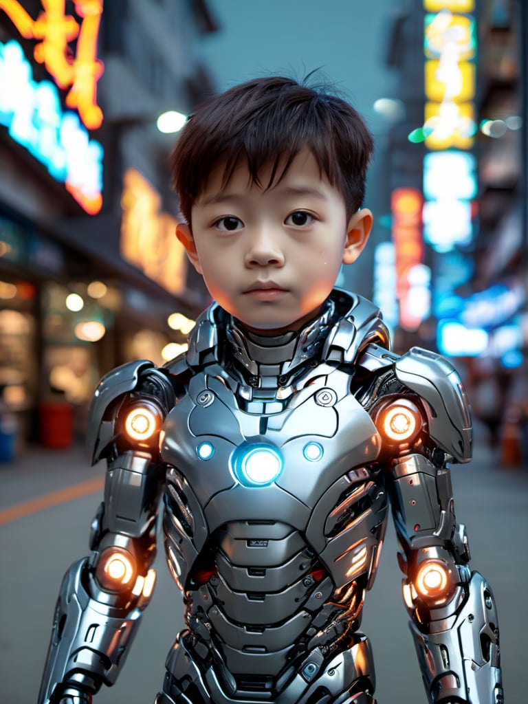 banlanz,1boy,realistic,looking at viewer,outdoors,standing,<lora:banlanz-1.5:1>,cyborg,