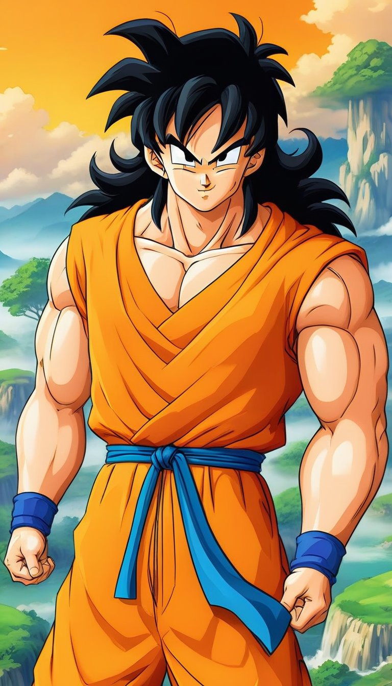 anime artwork <lora:YamchaXL:.8>yamcha . anime style, key visual, vibrant, studio anime,  highly detailed