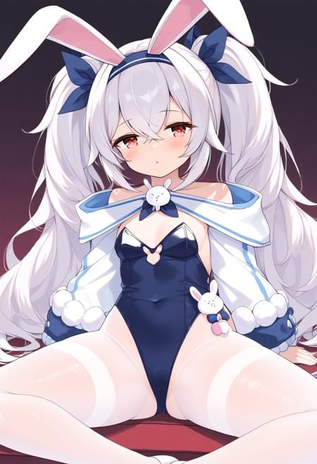 <lora:laffey_XL_pony_bf16_v1:1>1girl, laffey \(azur lane\),playboy bunny,, BREAK score_9, score_8_up, score_7_up, BREAK source_anime, best quality, masterpiece, uncensored,<lora:sdxl_lightning_4step_lora:1>(clear eyes:1.2),zPDXLpg,rating_explicit,(4 finger:0.5),