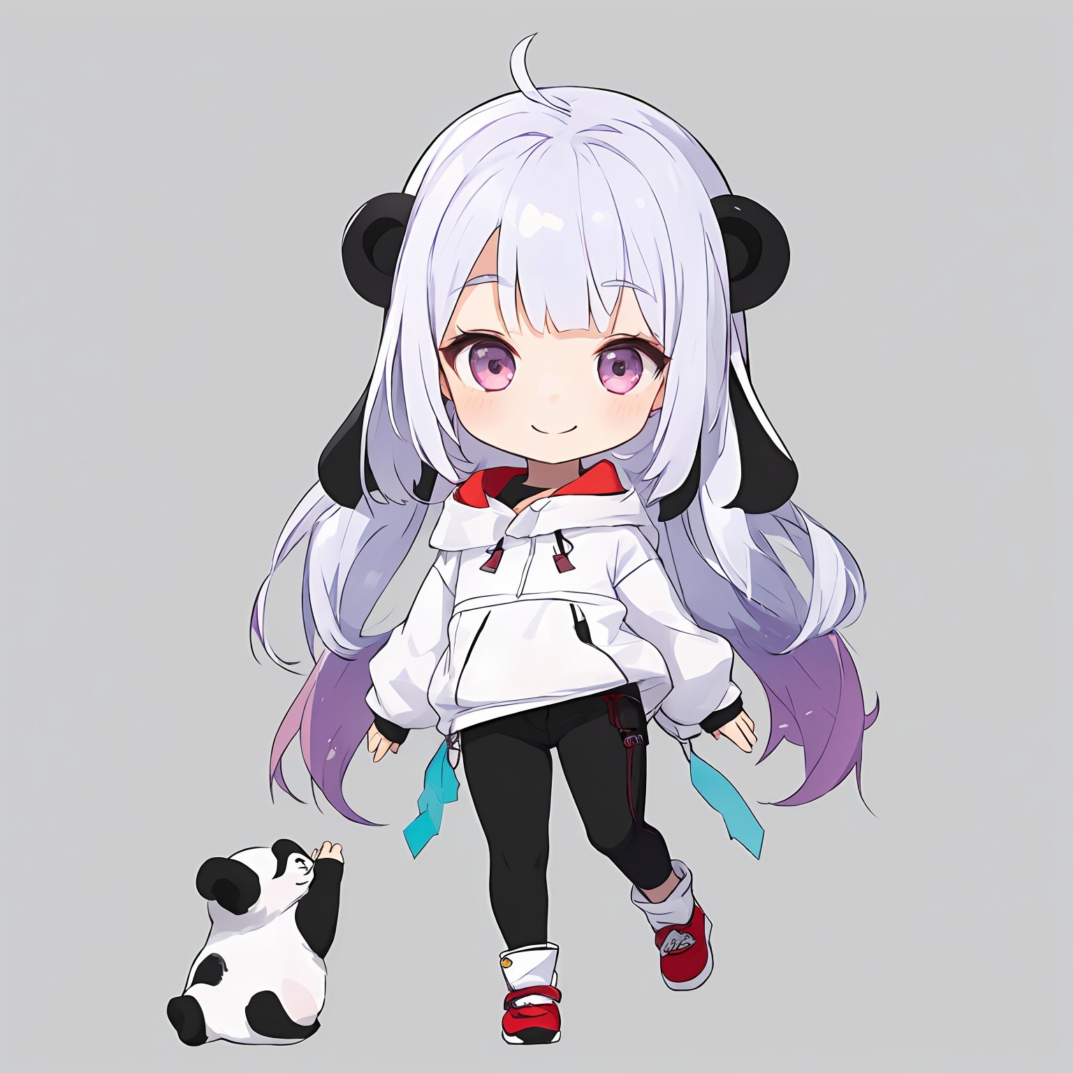 1girl,simple background,blank background,full body,SMILE,chibi,q_juese,chibi,<lora:wenchibi_v43:1>,a girl with a panda look,