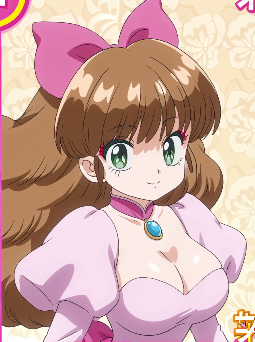 detailed background, shiny skin,<lora:ranma.pony:1>,ranma, azusa, large breasts, upper body, 