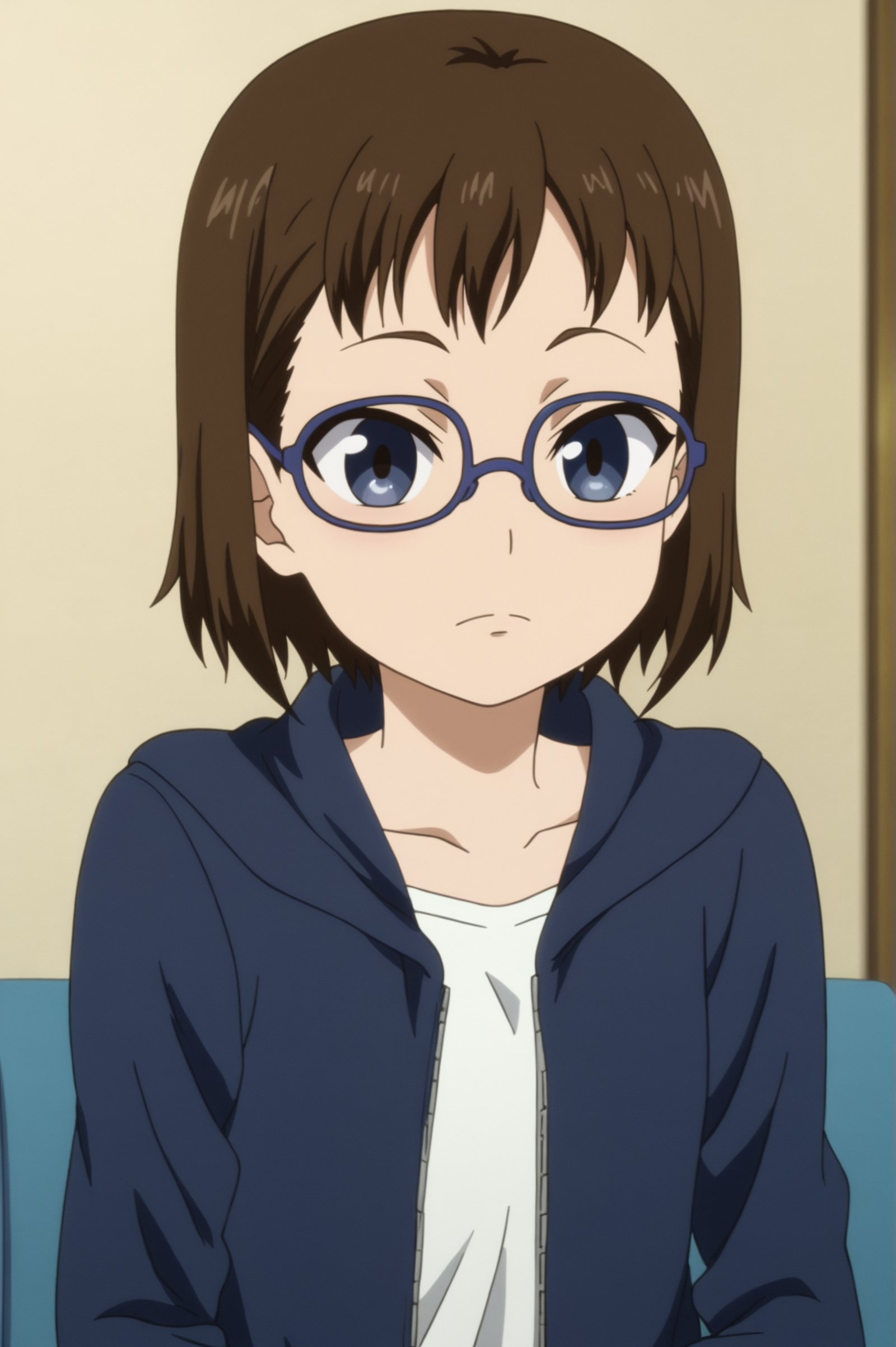 rating_all, anime screencap, flat colors, flat shadows, Akane Uchida <lora:Shirobako-Akane_Uchida-PDXL:0.7>  <lora:sdxl_lightning_4step_lora:1>