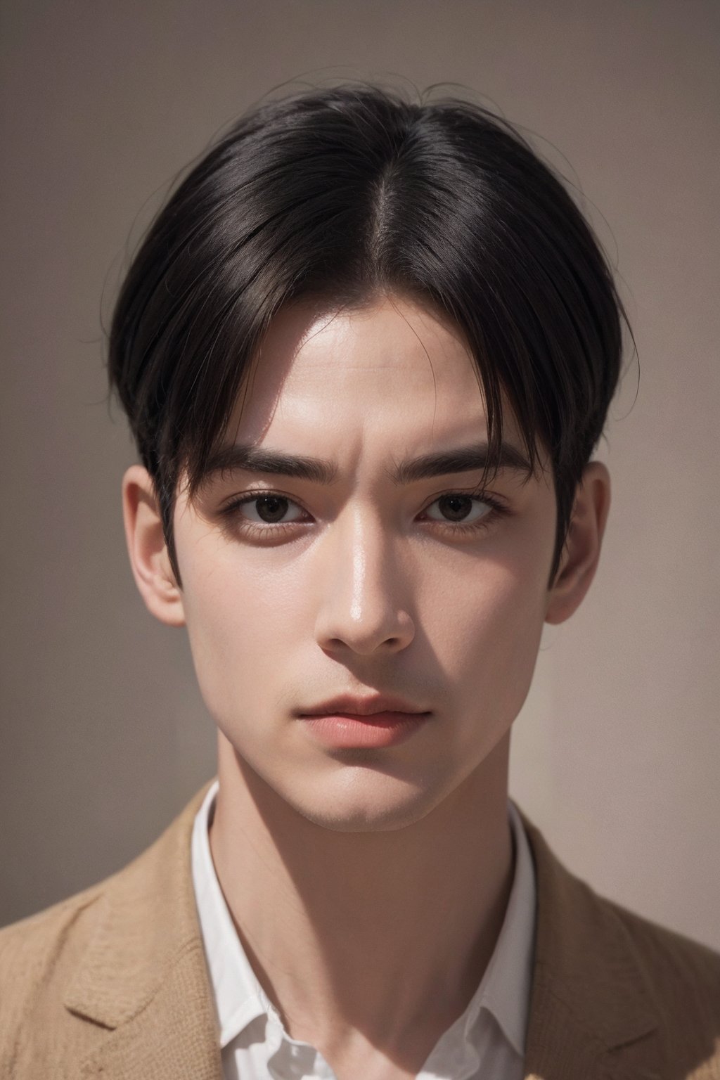 <lora:AgainMaleA3:1>, AgainMaleA3, 1boy, realistic, solo, short hair, black hair, looking at viewer, portrait, photorealistic, suit,