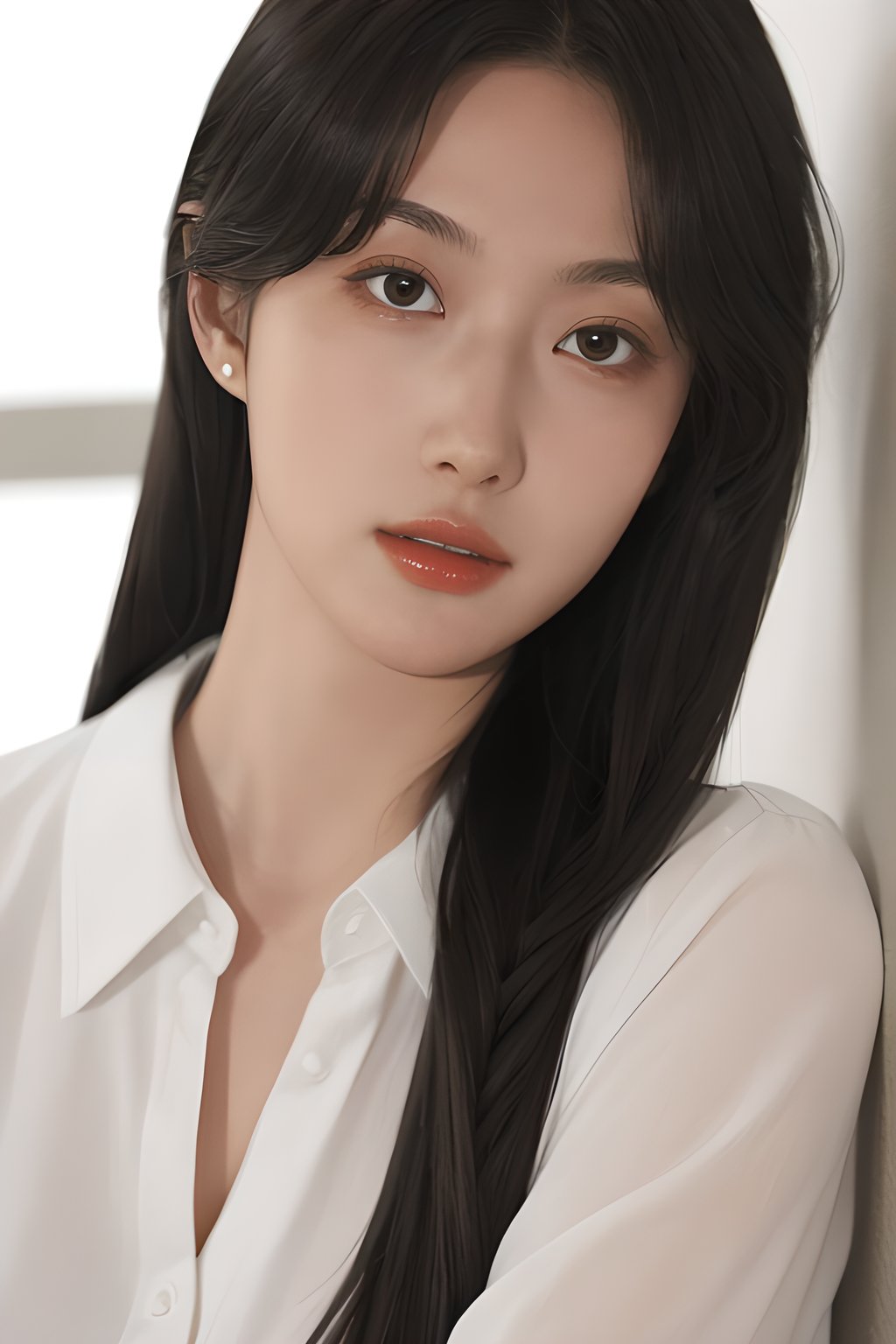 <lora:0829_04:0.7>,white_shirt,, 1girl,realistic,masterpiece, best quality, photorealistic, HDR,detail