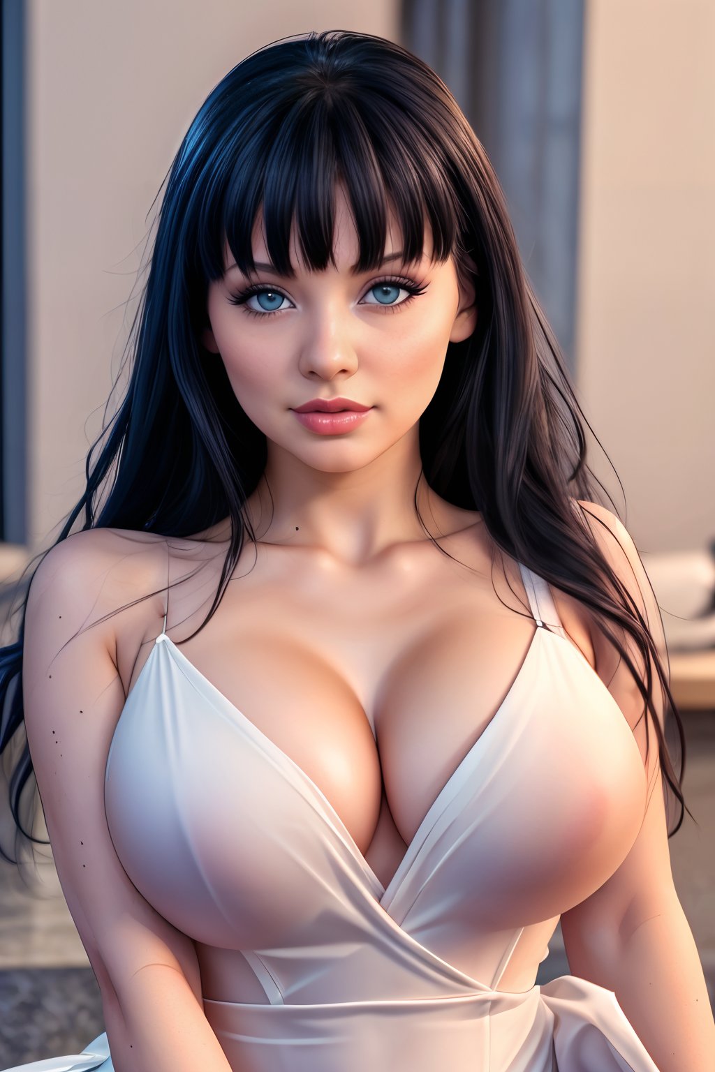 413tt4 0c34n, a woman (incredibly absurd, ultra detailed, CG, unity, 8k wallpaper), (masterpiece), (realistic), (photorealistic: 1.2), (raw photo: 1.2), (best quality: 1.2), (face detailed: 1.4) ( beautiful eyes detailed: 1.2), (detailed hair), light on the face, huge file size, cinematic lighting, 1 girl, eyeliner, kawaii, student, long hair, blonde hair, ((hair wavy)), hair ornament, ((light blush)), ((expressionless eyes)), blue eyes, ((pointed breasts)), fashi-g, red lips, makeup, ((white narrow low-cut dress) ), looking at viewer, depth of field, (squatting, leaning forward))<lora:add_detail:0.1> <lora:pytorch_lora_weights:1> <lora:aletta-ocean:0.9>