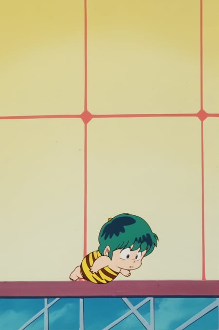 rating_safe, sharp, score_10, score_9, score_8_up, consistent background, anime screencap,  1980's style, Ten <lora:Urusei_Yatsura_80s-PDXL:0.8>