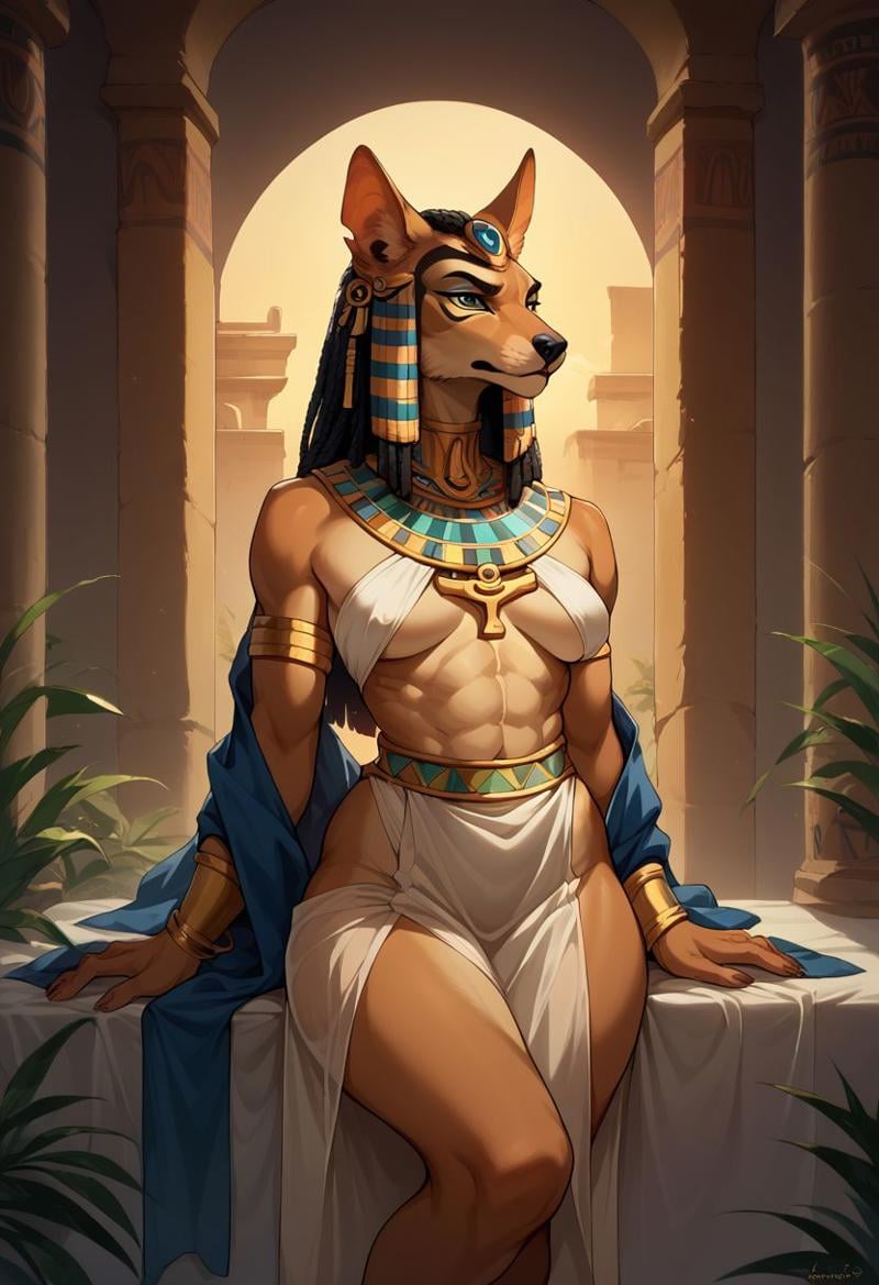 score_9, score_8_up, score_7_up, source_furry,ancient egyptian clothes