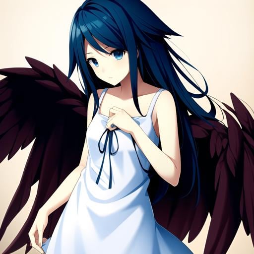 saya, saya no uta, closeup, (hair flaps:1.2), 1girl, standing, white sundress, eldritch abomination, wings, calm atmosphere, detailed background <lora:sayechkav2:0.7>, nice hands, perfect hands <lora:envybetterhandsLocon_beta2:1.0>