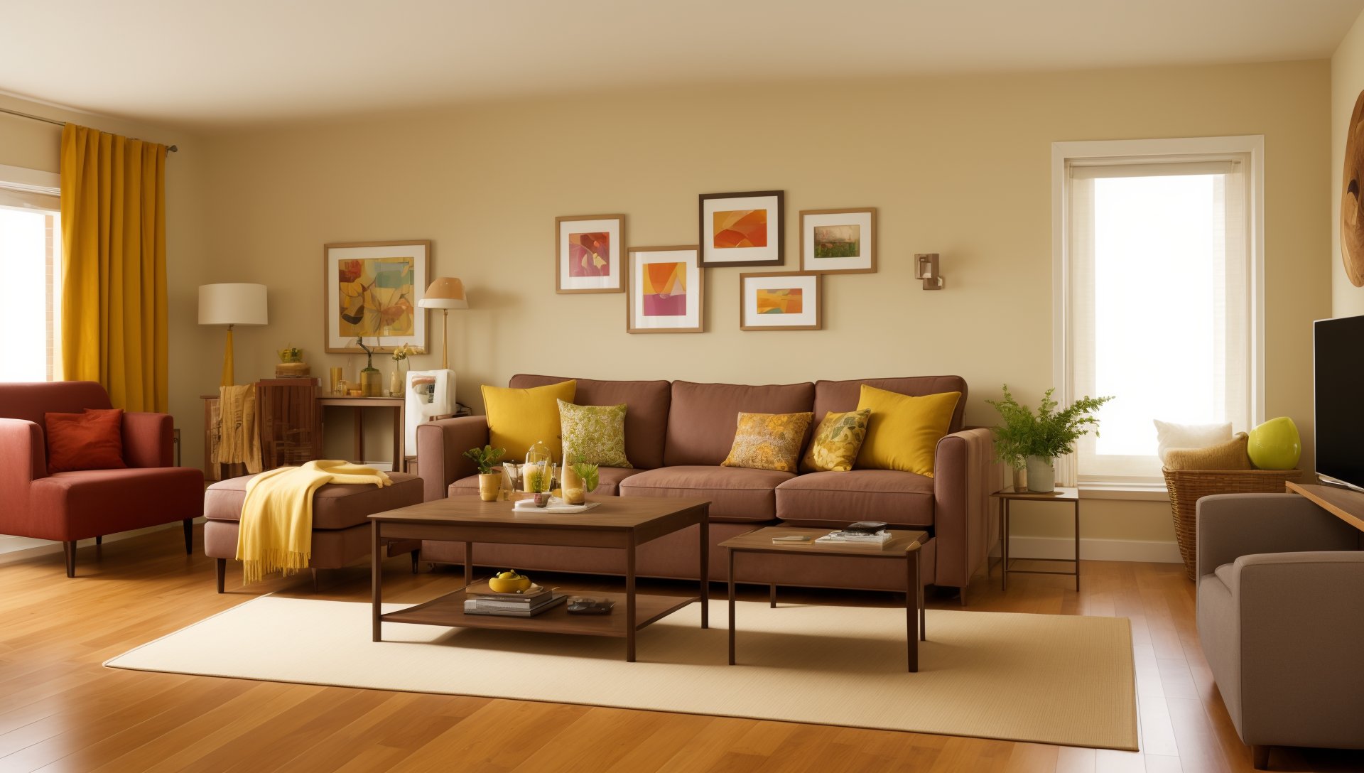 mixed style living room,simple,