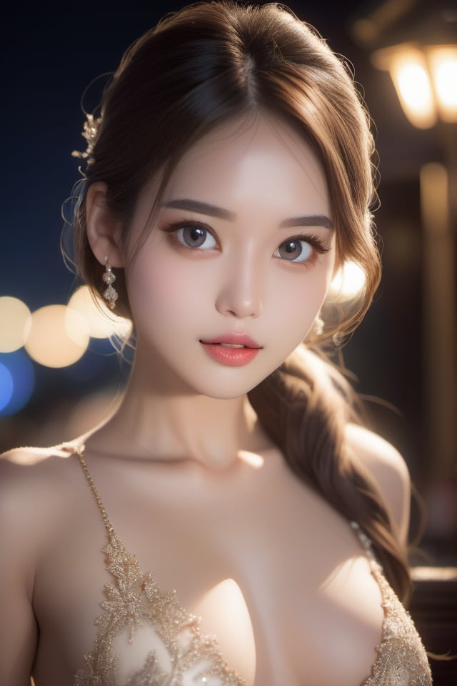 extremely high-quality,1girl,a beautiful face,evening_gown,cowboy_shot,eyes_focus,<lora:lbc_ST_Evening_gown_XL:0.8>,